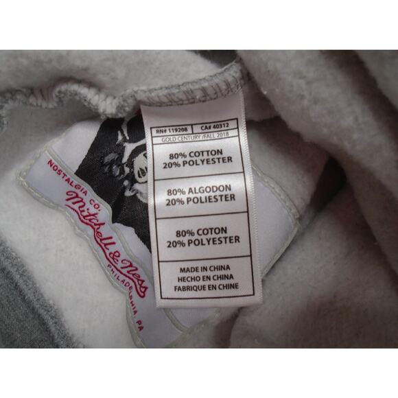 Chicago Bears Sweatshirt Mens Large Gray Blue Crew Neck Throwbacks NFL Football - Picture 10 of 12